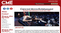 Desktop Screenshot of crescentmoonentertainment.com